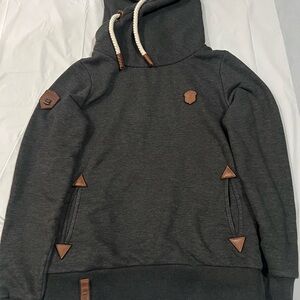 Naketano Dark Gray Hoodie Sweater